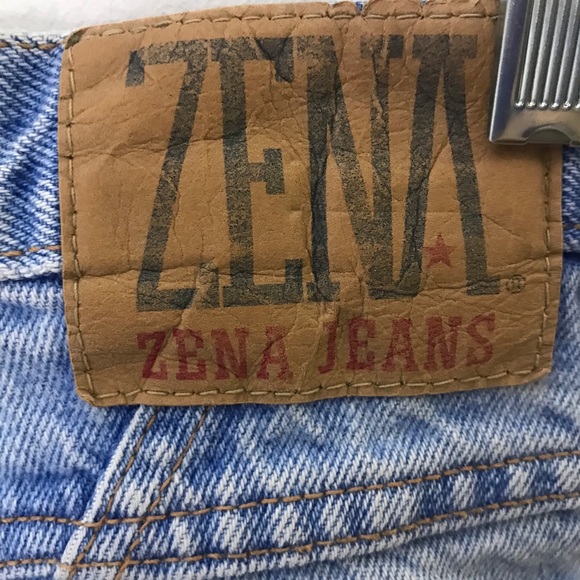 Vintage Zena high rise light wash loose mom taper - Picture 4 of 6